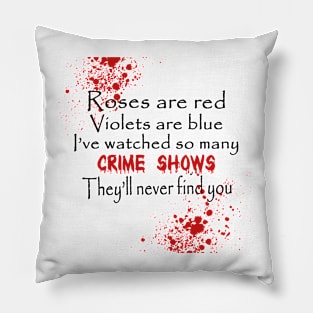 True Crime Fan Pillow