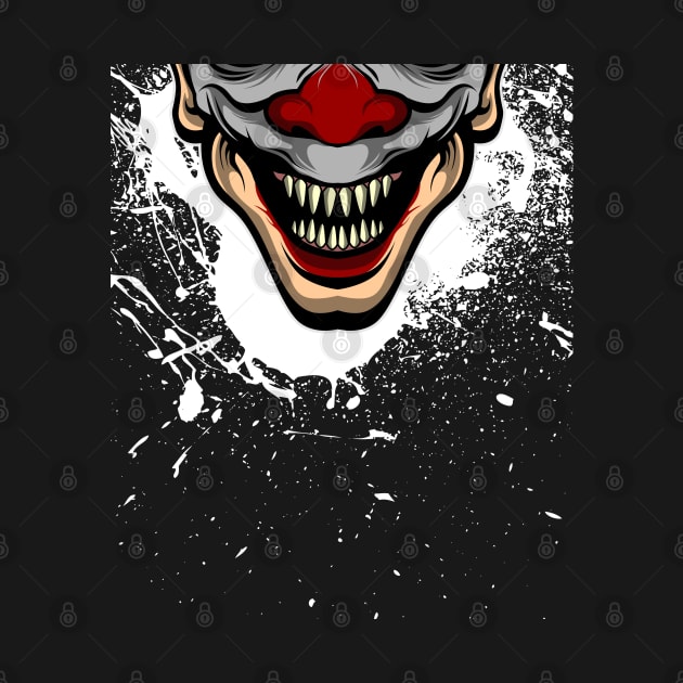 Scary Clown Mask by ShirtsShirtsndmoreShirts