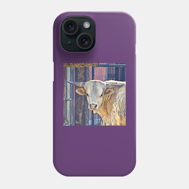 Texas Longhorn Phone Case by Sharonzoolady