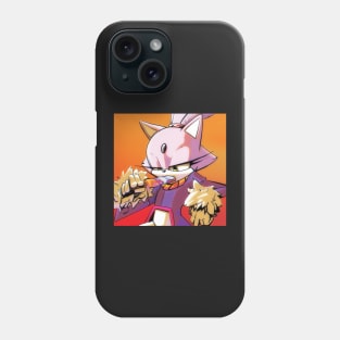 Blaze The Cat popsicle Phone Case