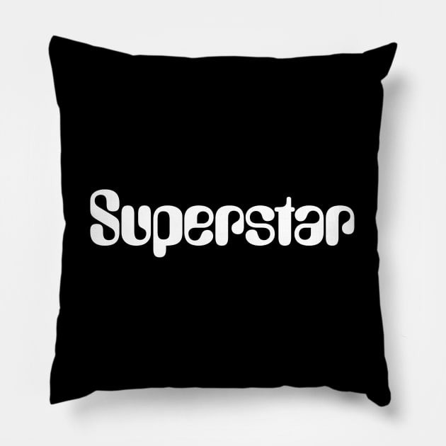 Superstar Pillow by Monographis