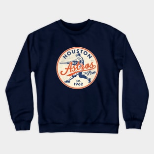 Vintage Retro Astros 90s Houston Baseball Crewneck Sweatshirt