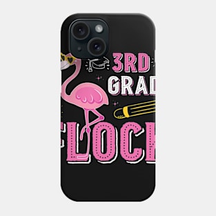 3rd Grade Flock Flamingo Cute Back To School Gifts for Girls Phone Case