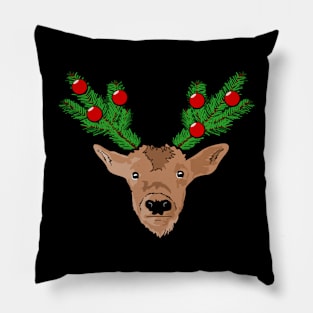 Christmas Reindeer Pillow