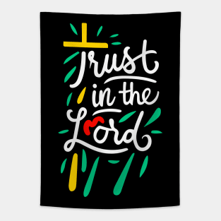 Christian Quote Trust In The Lord Tapestry