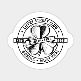 Liffey Street Club (black) Magnet