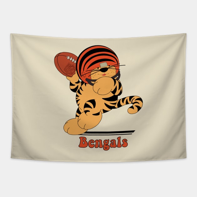 Retro 1983 Kids Mascot Tapestry by Greg Davis Nina Soluski