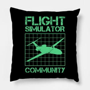 Flight Simulator Community Pillow