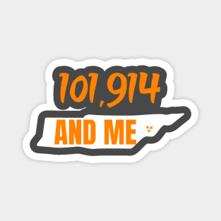 101,914 and Me Magnet