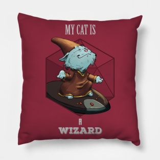 RPG Cat Wizard Pillow