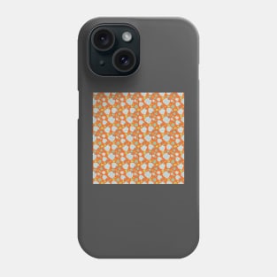 Fall Autumn pumpkins and leaves pattern Phone Case