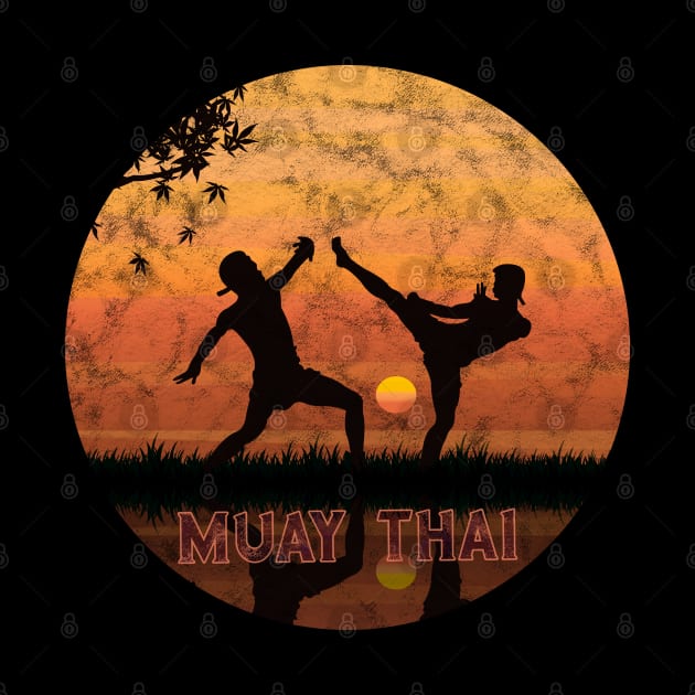 Muay Thai Kickboxing Boxers Thailand by VintCam