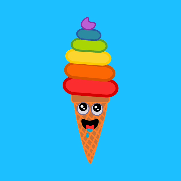 Cute Ice Cream Cone by Robyn's T shop
