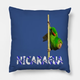 Nicaragua Parrot Pillow