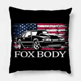 Mustang Foxbody American Fox body stang Muscle classic Car 5.0L Pillow