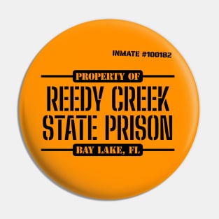 Reedy Creek State Prison - Epcot Inmate Number Pin