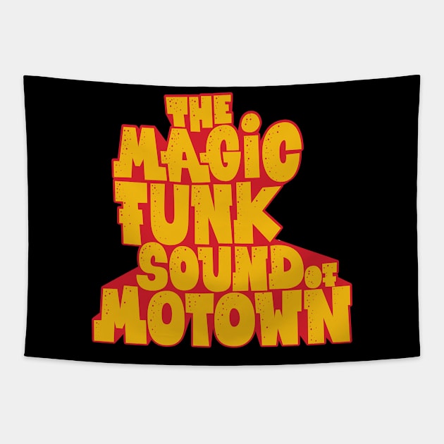 Funky Legendary Motown Music Design Tapestry by Boogosh