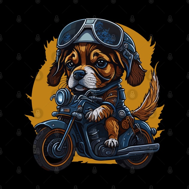 Cycle Cruise Cuddles Cruisin' Canine: A Tail-Wagging Ride on Two Wheels Biker Pup by JakesRWild