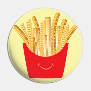 French Fries City Pin