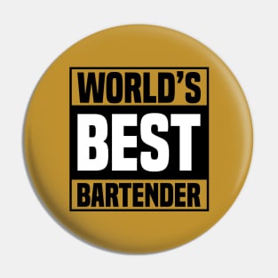 World's Best Bartender Pin