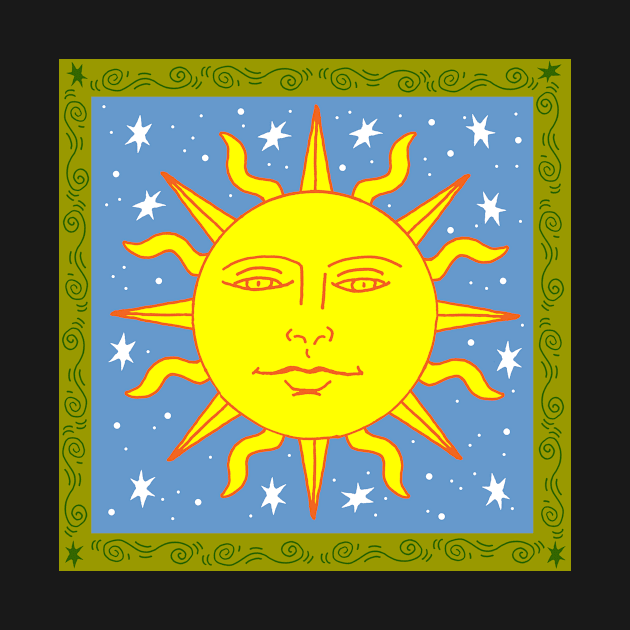 The Sun by funkyfolkart