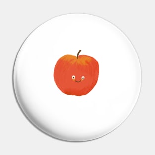 Kawaii Apple Pin