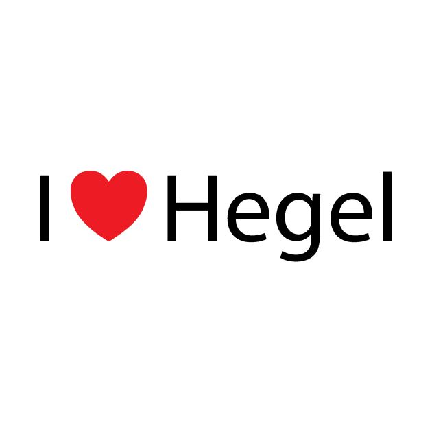 I heart Hegel (I love Hegel) philosophy by Window House