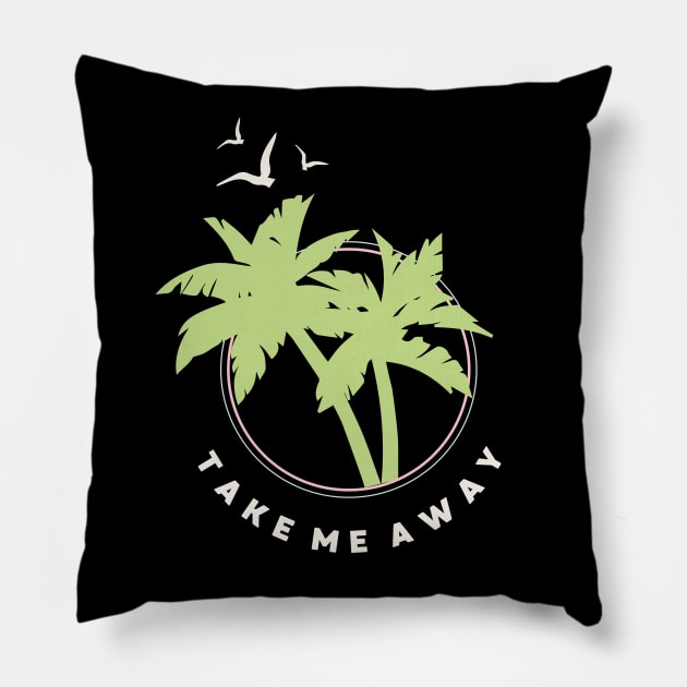 Take Me Away Pillow by The_Black_Dog