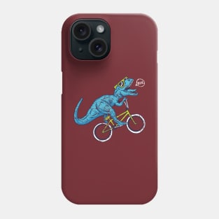 Ever seen a dinosaur ride a bike? Phone Case