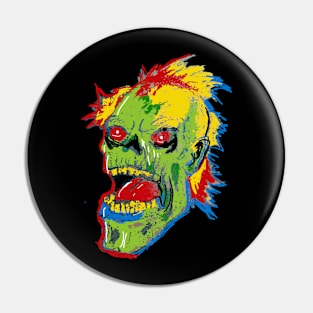 Crayon ZOMBIE Head Pin