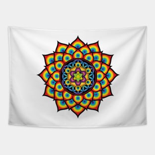 Flower of Life Metatron's Cube Tapestry