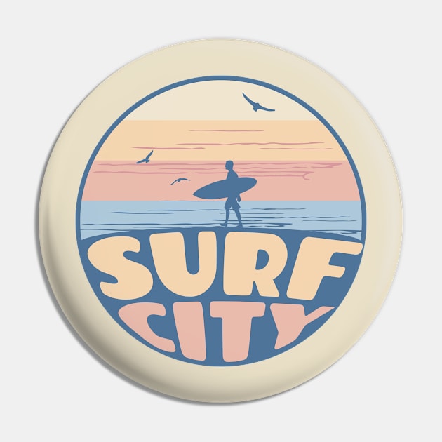 I'm Going to Play Surf City, North Carolina Pin by Contentarama