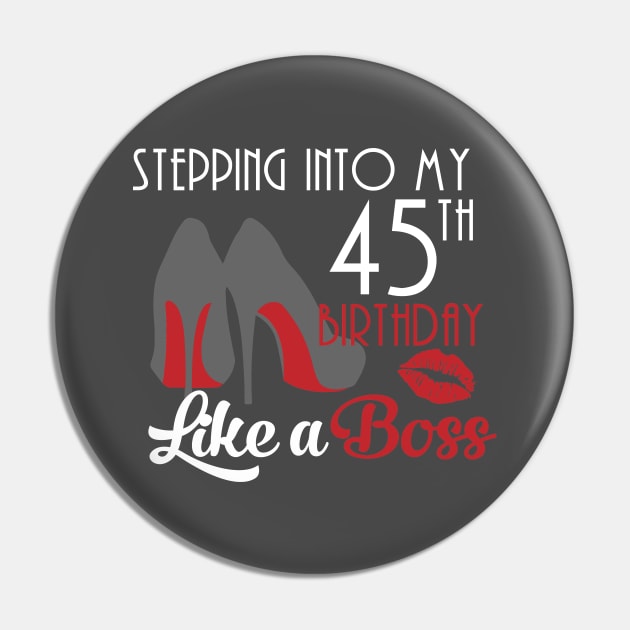 Stepping into my 45th Pin by Litho