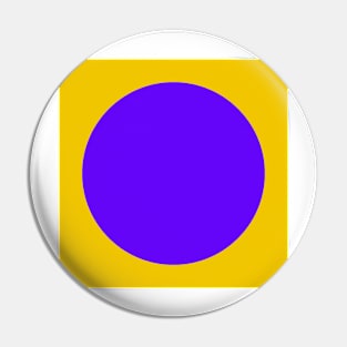 Spotted yellow purple Pin