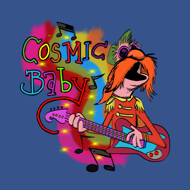 Discover Cosmic Baby Floyd pepper muppets - Cosmic Baby Floyd Muppets - T-Shirt