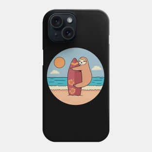 Sloth vacations Phone Case