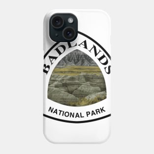 Badlands National Park shield Phone Case