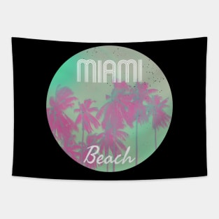 Miami Beach Vintage Tapestry