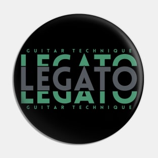 Legato Guitar Technique Pin