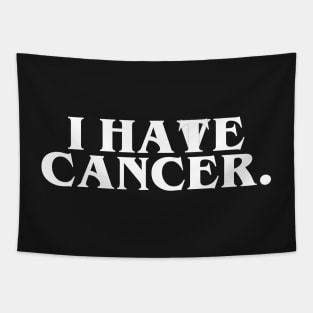 I HAVE / HATE CANCER Tapestry