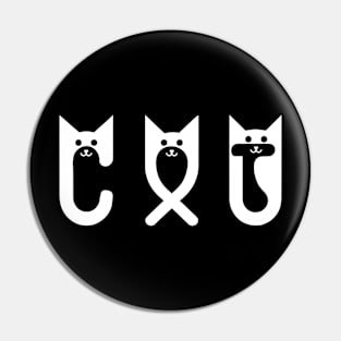 Feline Font: CAT-tivating Typography Pin