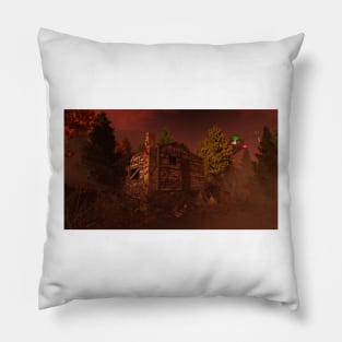 The Red Weed Pillow