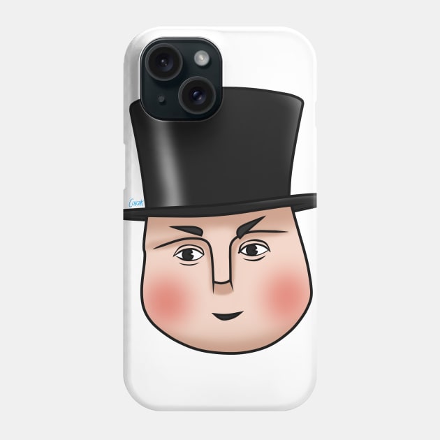 The Fat Controller - happy face Phone Case by corzamoon