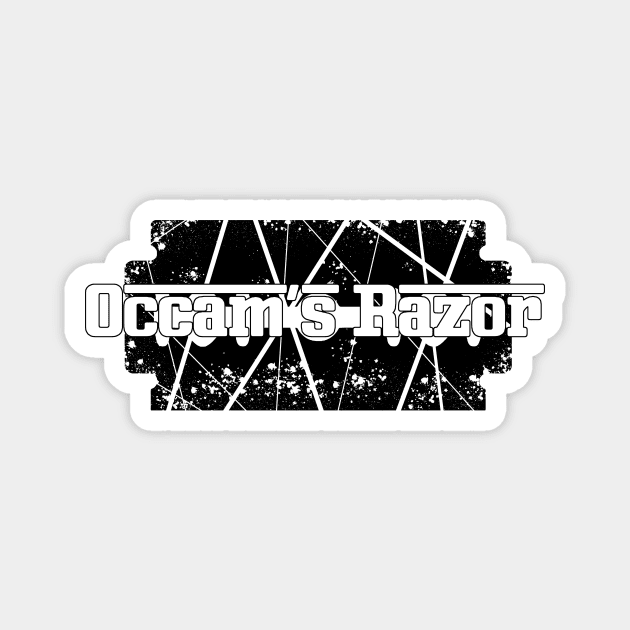 Occam's Razor Magnet by Comixdesign