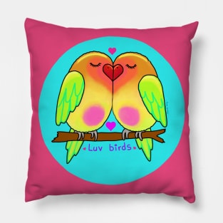 Lovebirds Pillow