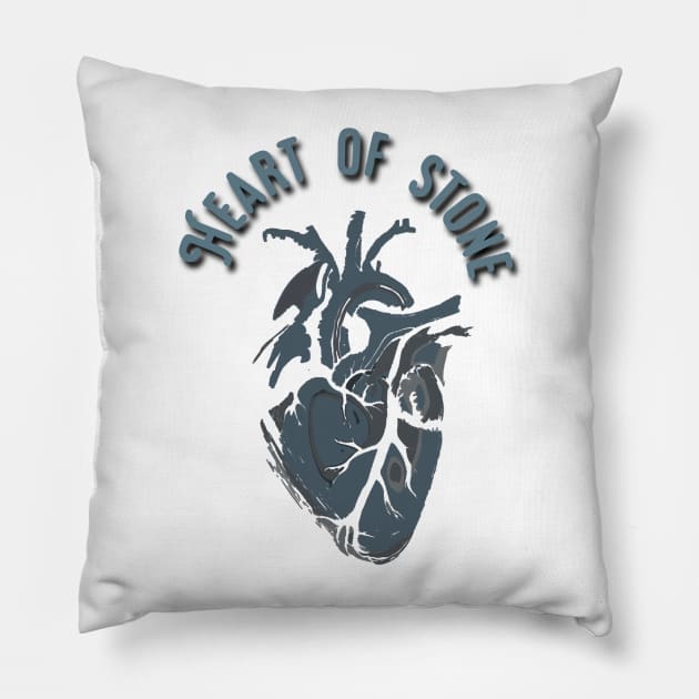 Heart of stone Pillow by Magination