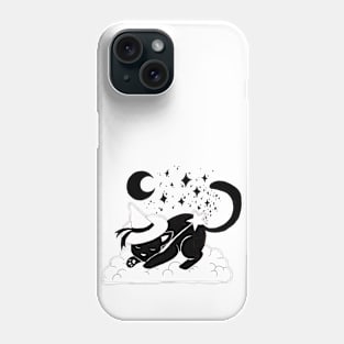 Sleepy Wizard Kitty Phone Case