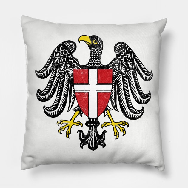 Vienna/Wien, Austria - Vintage Look Design Pillow by DankFutura