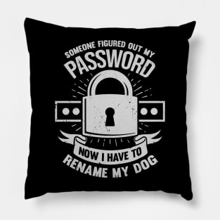 Funny Cyber Security Engineer Analyst Gift Pillow