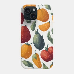 fruits pattern design, fruits illustration Phone Case